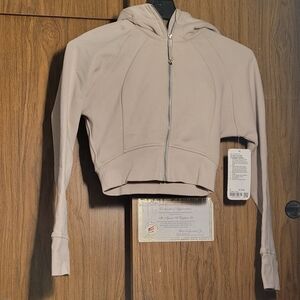 Lululemon Scuba full-zip cropped hoodie